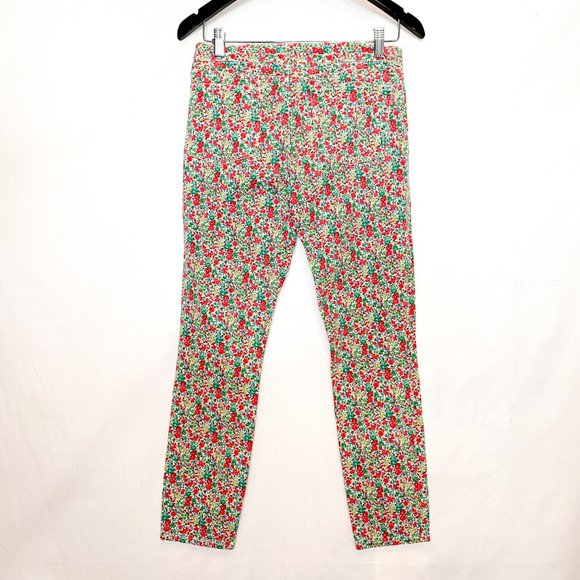 J. Crew Liberty Floral Print "Toothpick" Denim - Picture 3 of 8